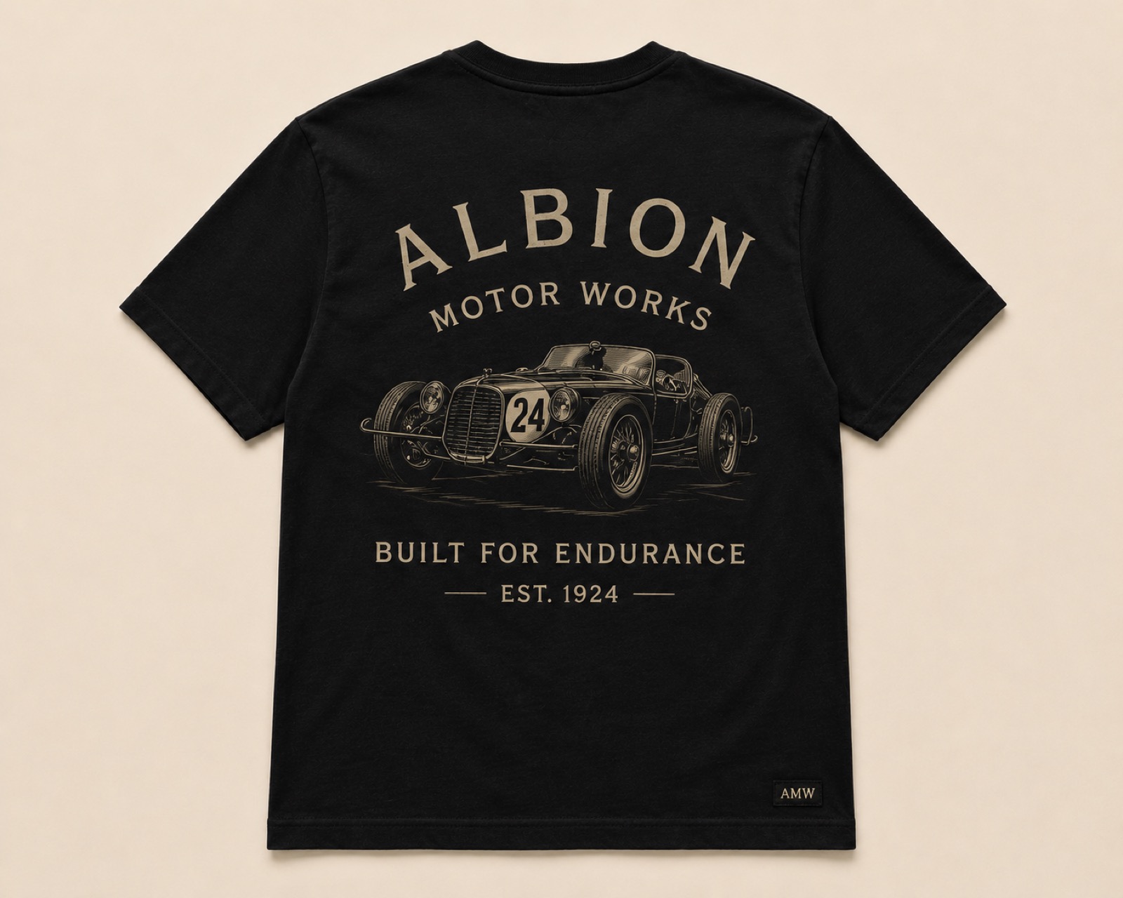 Albion Script Heavyweight Tee — thumbnail 2